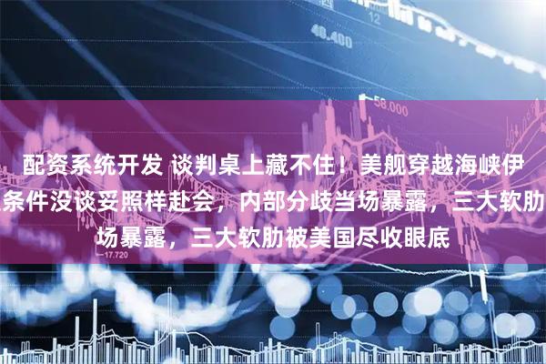 配资系统开发 谈判桌上藏不住！美舰穿越海峡伊朗不敢拦，前提条件没谈妥照样赴会，内部分歧当场暴露，三大软肋被美国尽收眼底